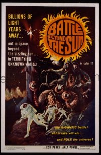 #3124 BATTLE BEYOND THE SUN 1sh '62 sci-fi