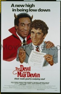P491 DEVIL & MAX DEVLIN one-sheet movie poster '81 Disney, Cosby, Gould