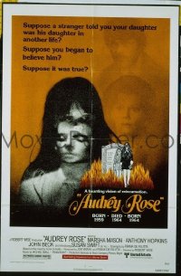f291 AUDREY ROSE one-sheet movie poster '77 Marsha Mason, Hopkins