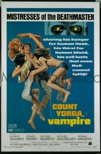 #096 COUNT YORGA, VAMPIRE 1sh '70 Quarry,AIP 