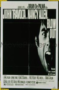 r221 BLOW OUT one-sheet movie poster '81 John Travolta, Brian De Palma