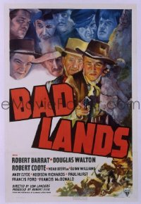 BAD LANDS ('39) 1sheet
