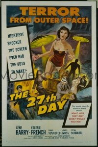 #1016 27th DAY 1sh '57 Barry, sci-fi 