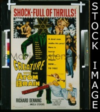 CREATURE WITH THE ATOM BRAIN 1sheet