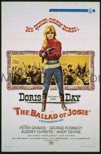 P155 BALLAD OF JOSIE one-sheet movie poster '68 Doris Day