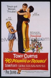 #0076 40 POUNDS OF TROUBLE 1sh '63 Curtis 