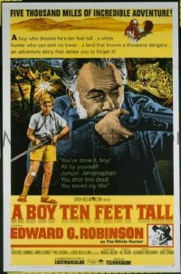 r250 BOY TEN FEET TALL one-sheet movie poster '65 Edward G. Robinson
