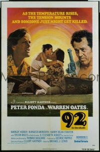 r016 92 IN THE SHADE one-sheet movie poster '75 Peter Fonda, Warren Oates