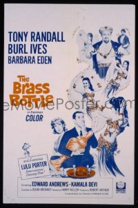 P281 BRASS BOTTLE one-sheet movie poster '64 Randall, Ives