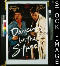 A217 DANCING IN THE STREET one-sheet movie poster '85 Jagger, Bowie