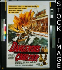 #0696 DANGEROUS CHARTER 1sh '62 Warfield 