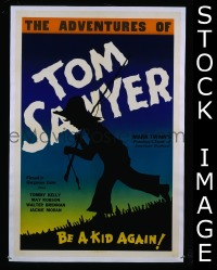 #016 ADVENTURES OF TOM SAWYER 1sh '38 Kelly 