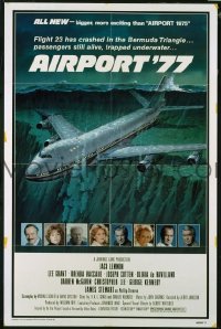 r035 AIRPORT '77 one-sheet movie poster '77 Lee Grant, Jack Lemmon