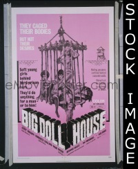 P207 BIG DOLL HOUSE one-sheet movie poster '71 Pam Grier, sex!