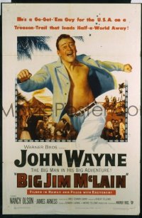 #070 BIG JIM McLAIN 1sh '52 John Wayne 