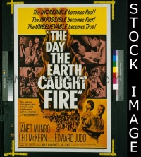 #115 DAY THE EARTH CAUGHT FIRE 1sh '62 Munro 
