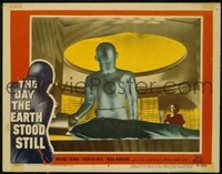 v116c DAY THE EARTH STOOD STILL LC #3 1951 c/u of Gort healing Rennie while Neal watches!
