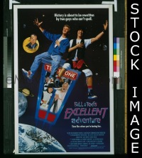 #0326 BILL & TED'S EXCELLENT ADVENTURE 1sh 89 