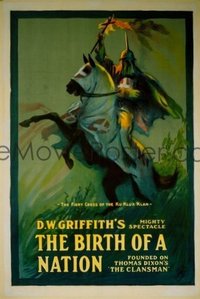 292 BIRTH OF A NATION two linen 1sheet