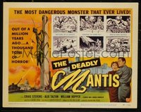 #5085 DEADLY MANTIS TC '57 classic sci-fi!