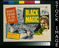 K054 BLACK MAGIC title lobby card '49 Orson Welles
