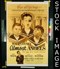 #0155 ALMOST ANGELS 1sh '62 Walt Disney 
