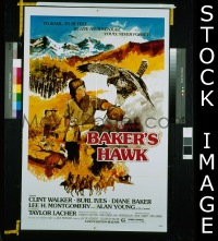 #0210 BAKER'S HAWK 1sh '76 Clint Walker 