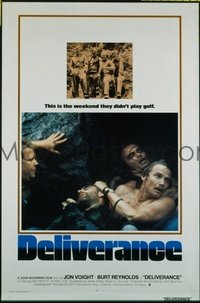 4624 DELIVERANCE int'l style one-sheet movie poster '72 Burt Reynolds