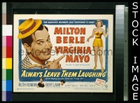 C093 ALWAYS LEAVE THEM LAUGHING title lobby card '49 Berle, Mayo