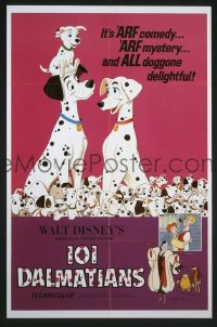 ONE HUNDRED & ONE DALMATIANS R1969 1sheet