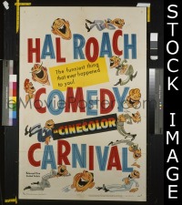 #408 HAL ROACH COMEDY CARNIVAL 1sh '47 shorts 