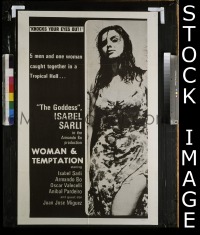 #7732 WOMAN & TEMPTATION 1sh '65 Isabel Sarli 