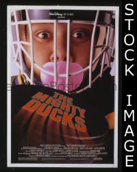 H738 MIGHTY DUCKS double-sided one-sheet movie poster '92 hockey, Estevez