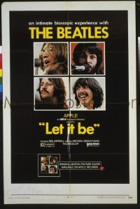 A722 LET IT BE one-sheet movie poster '70 The Beatles, John Lennon