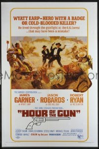 A570 HOUR OF THE GUN one-sheet movie poster '67 James Garner, Robards
