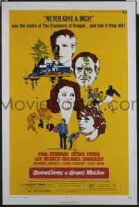 #9746 SOMETIMES A GREAT NOTION 1sh '71 Newman 