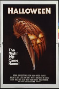 #394 HALLOWEEN one-sheet movie poster '78 Jamie Lee Curtis classic!!