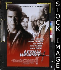#2516 LETHAL WEAPON 4 DS 1sh '98 Mel Gibson