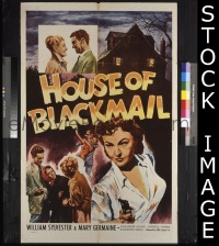 HOUSE OF BLACKMAIL 1sheet