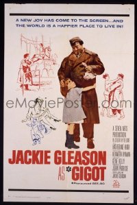 #246 GIGOT 1sh '62 Jackie Gleason 