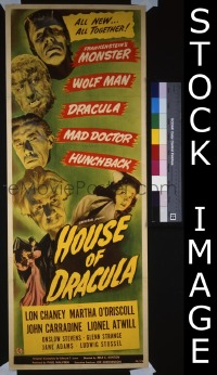 #202 HOUSE OF DRACULA in '45 Lon Chaney Jr. 