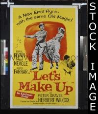 #241 LET'S MAKE UP 1sh '56 Errol Flynn,Neagle 