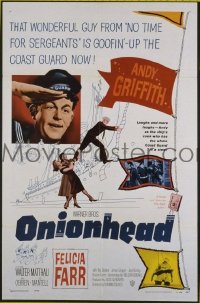 #9565 ONIONHEAD 1sh '58 Andy Griffith, Farr 