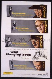 #3522 HANGING TREE 1sh '59 Gary Cooper