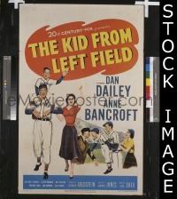 #9362 KID FROM LEFT FIELD 1sh '53 baseball! 