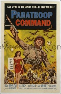 #412 PARATROOP COMMAND 1sh '59 WWII 