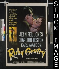 #540 RUBY GENTRY 1sh '53 Jennifer Jones 