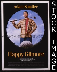 r728 HAPPY GILMORE DS one-sheet movie poster '96 Adam Sandler