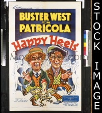 #9253 HAPPY HEELS 1sh '36 Buster West 