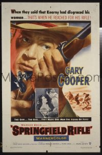 Q618 SPRINGFIELD RIFLE one-sheet movie poster '52 Gary Cooper